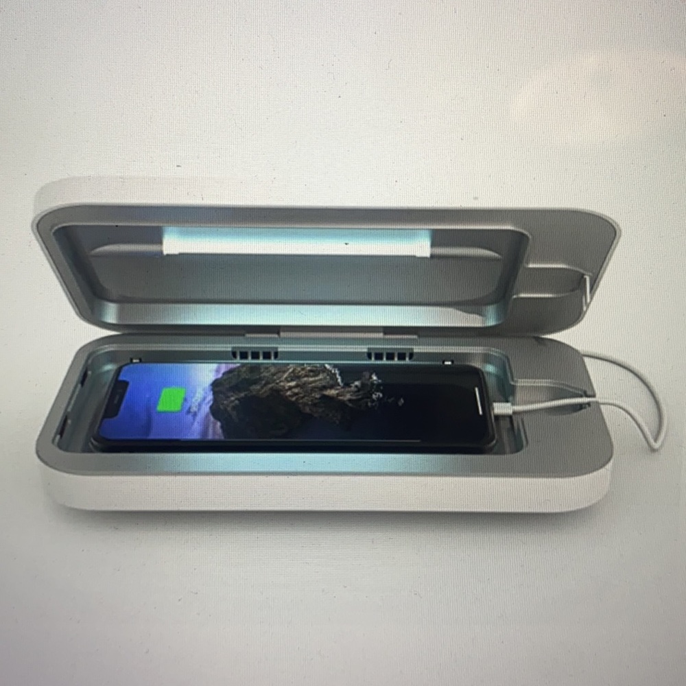 PHONESOAP3 UV cell phone sanitizer and dual universal charger